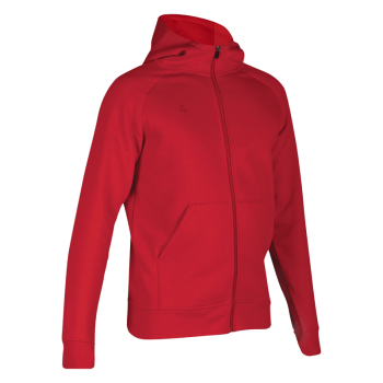 Zip-Up Hoodie Red